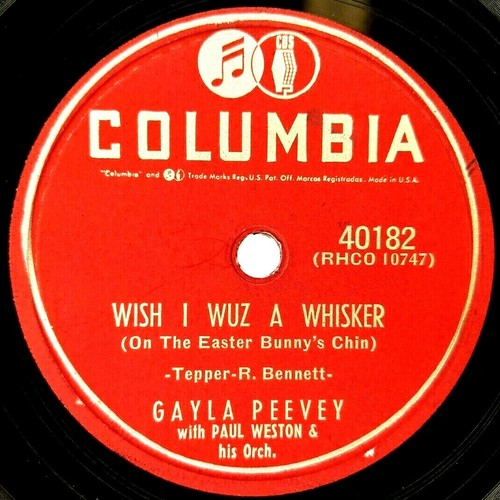 1954 gayla peevey paul weston - paul,
